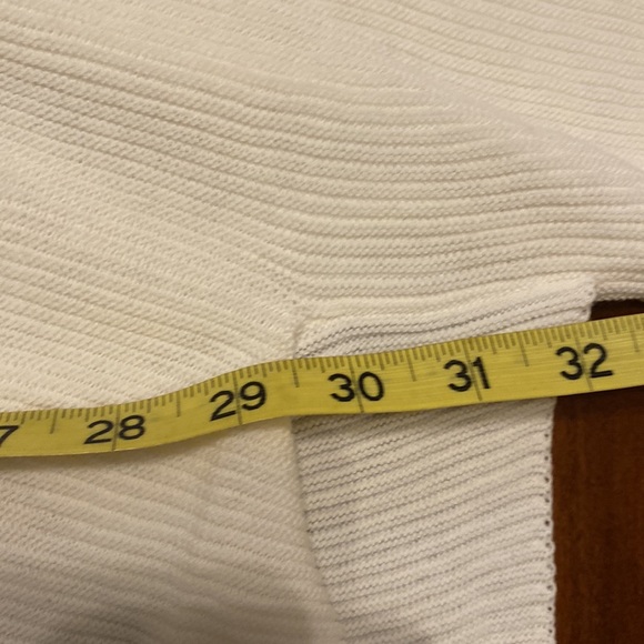 MarlaWynne white Oversized sweater Langenlook style womens size 2X - Picture 8 of 9